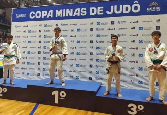 Pontaporanense Nicolas Villalba conquista bronze na Copa Minas de Judô