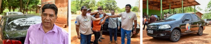 Comunidade da Aldeia Jaguapiru comemora chegada de viatura que vai reforçar a segurança local Comunidade da Aldeia Jaguapiru comemora chegada de viatura que vai reforçar a segurança local