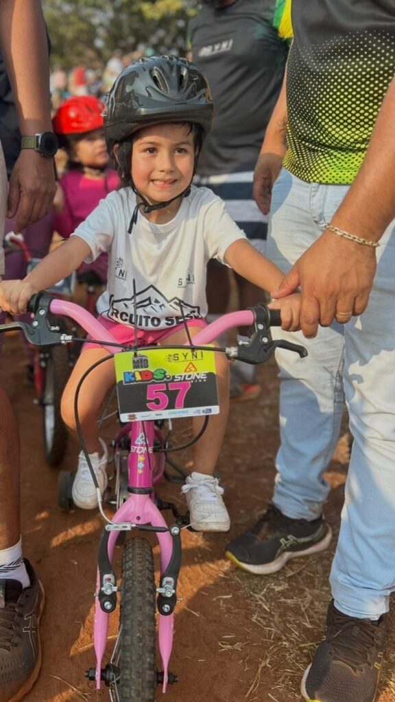 Em shopping da Capital, prova de ciclismo infantil incentiva a prática esportiva desde cedo