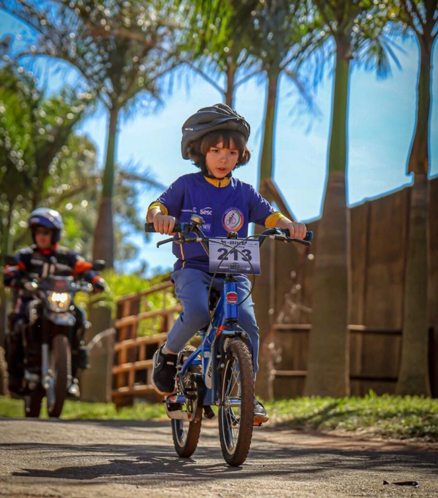 Em shopping da Capital, prova de ciclismo infantil incentiva a prática esportiva desde cedo