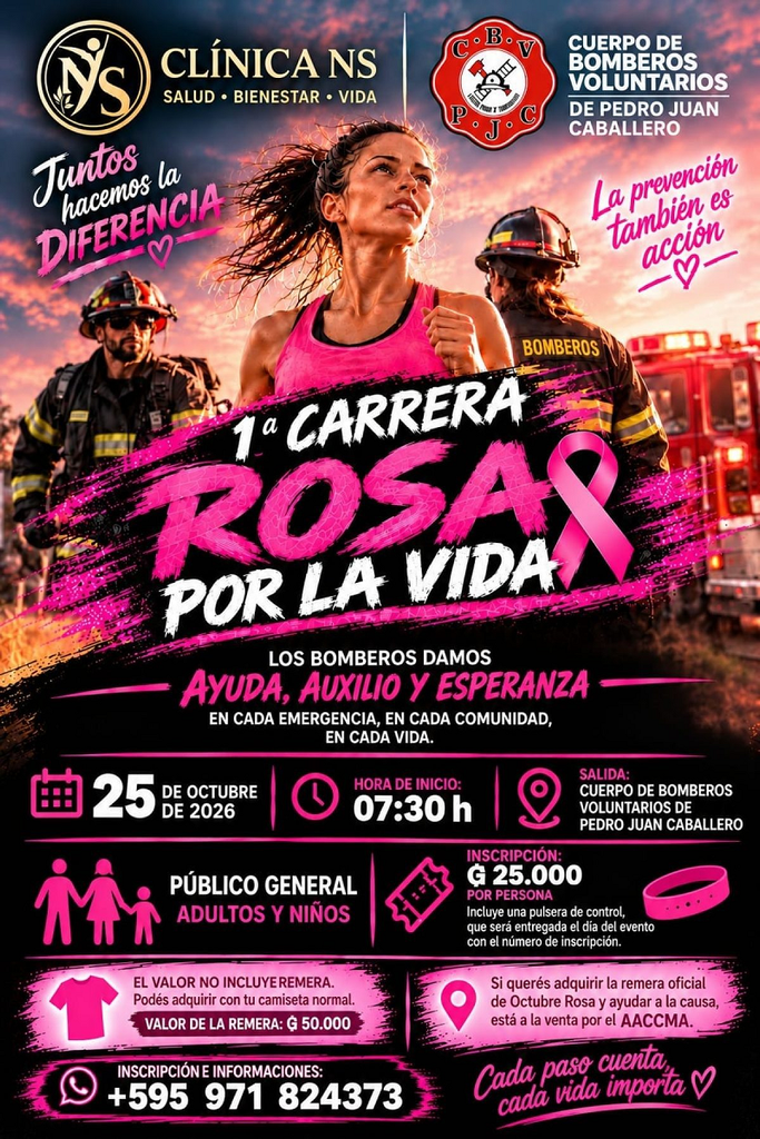 Este domingo se celebra la “Carrera Rosa por la Vida”
